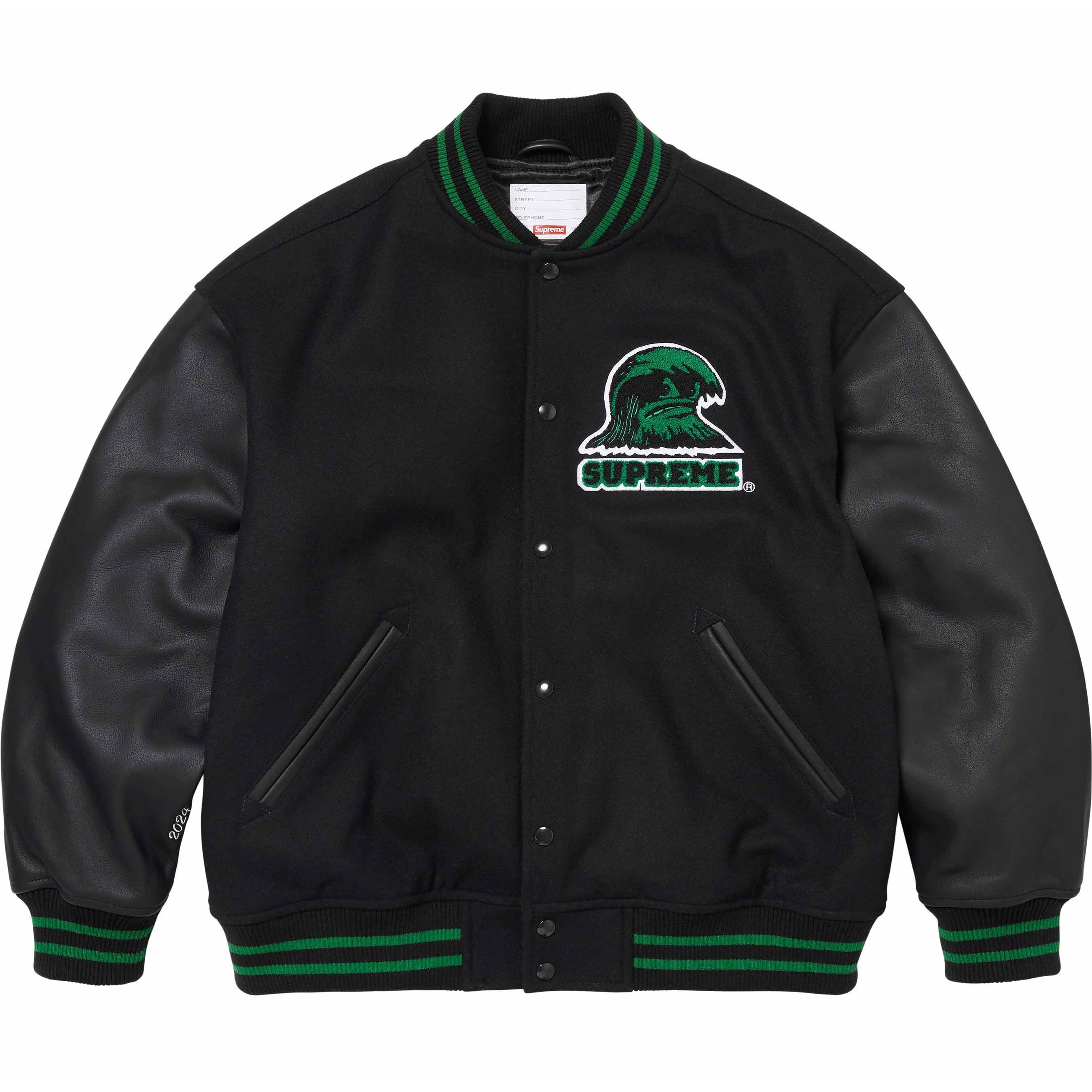 Wave Varsity Jacket view 3